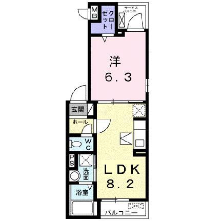 滋賀県守山市伊勢町 栗東駅 1LDK アパート 賃貸物件詳細