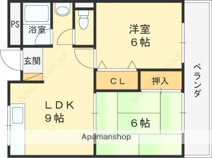 大阪府高槻市松原町 高槻市駅 2DK マンション 賃貸物件詳細