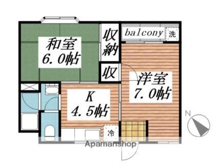 大阪府高槻市登町 高槻市駅 2K アパート 賃貸物件詳細