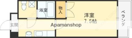 真上ウエストコート 3階 1K 賃貸物件詳細