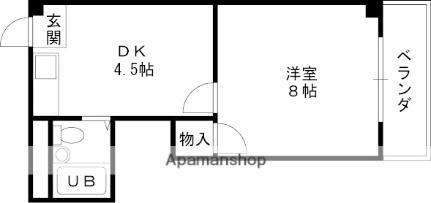 ハイツ８８ 4階 1DK 賃貸物件詳細