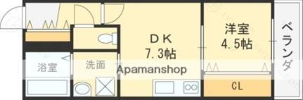 大阪府東大阪市玉串元町1丁目 河内花園駅 1DK アパート 賃貸物件詳細