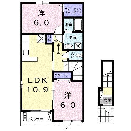 大阪府柏原市円明町 道明寺駅 2LDK アパート 賃貸物件詳細