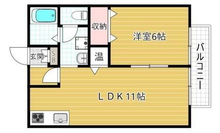 大阪府枚方市出口2丁目 光善寺駅 1LDK アパート 賃貸物件詳細