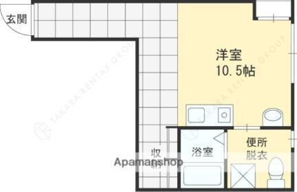大阪府枚方市渚西1丁目 御殿山駅 ワンルーム アパート 賃貸物件詳細