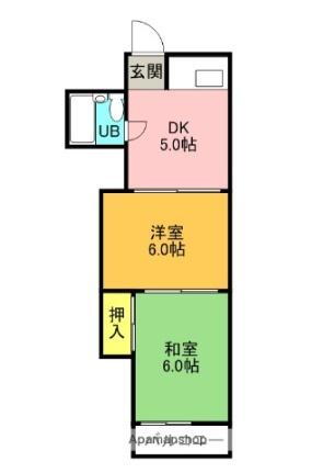 鶴見サンマンション 3階 2DK 賃貸物件詳細