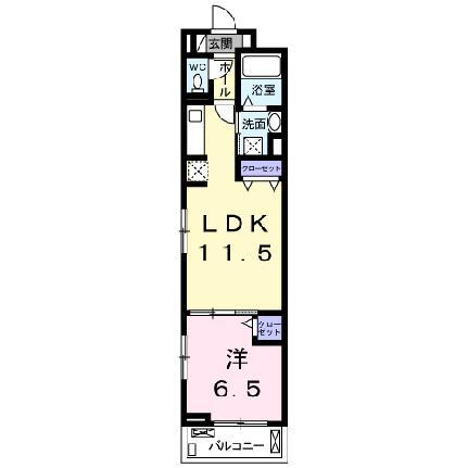 ラームーン 3階 1LDK 賃貸物件詳細