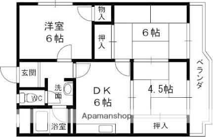 えびすハイツ 2階 3DK 賃貸物件詳細