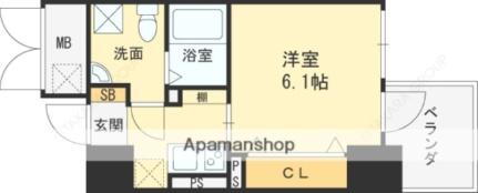 大阪府大阪市福島区玉川3丁目 玉川駅 1K マンション 賃貸物件詳細