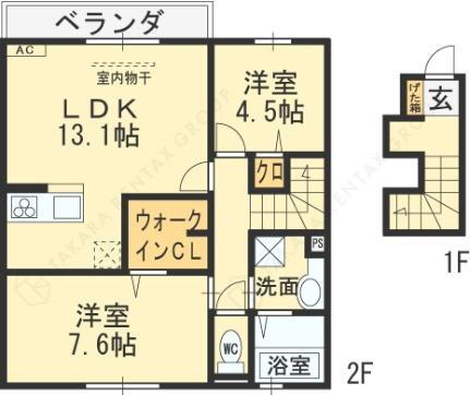 大阪府八尾市南木の本4丁目 八尾南駅 2LDK アパート 賃貸物件詳細