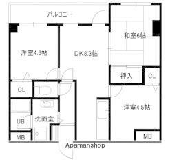 パイン北野田 3階 3DK 賃貸物件詳細