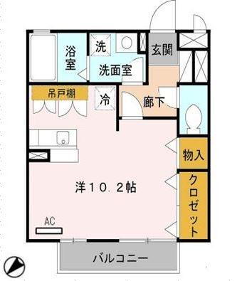 大阪府和泉市肥子町2丁目 和泉府中駅 ワンルーム アパート 賃貸物件詳細