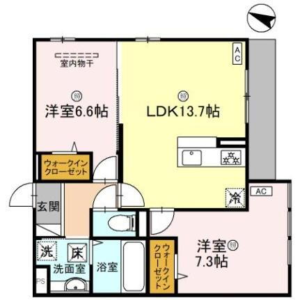 大阪府堺市西区上野芝向ヶ丘町2丁 上野芝駅 2LDK アパート 賃貸物件詳細