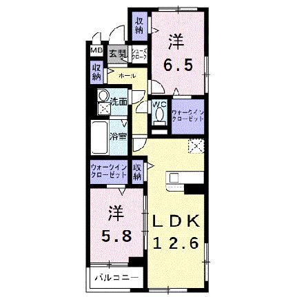 アイマコート　初芝 2階 2LDK 賃貸物件詳細