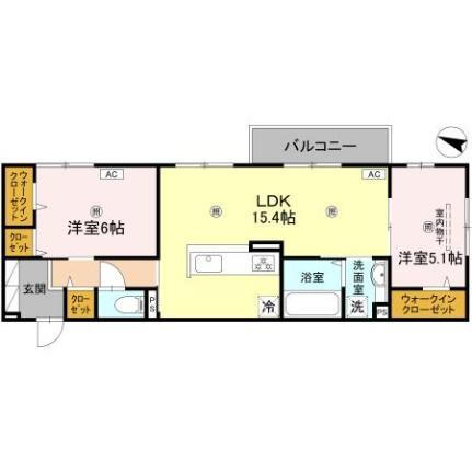 クレマチス 2階 2LDK 賃貸物件詳細