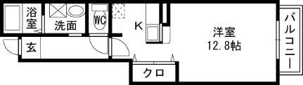 エストヴェール 1階 1K 賃貸物件詳細