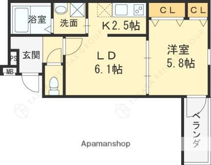 大阪府大阪市城東区放出西2丁目 放出駅 1LDK アパート 賃貸物件詳細