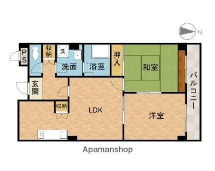 大阪府吹田市長野東 千里丘駅 2LDK マンション 賃貸物件詳細