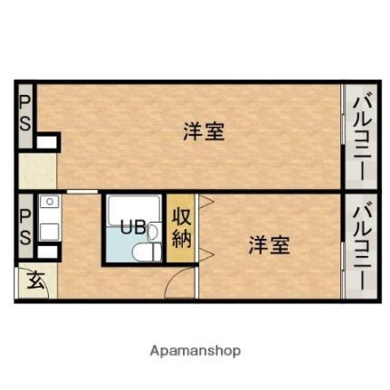 ネオコーポ都　東棟 2階 2K 賃貸物件詳細