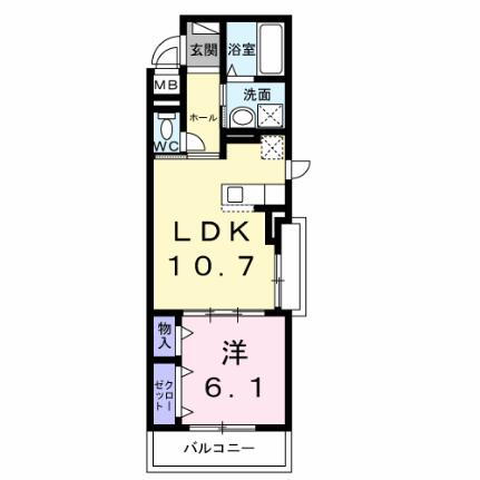 沢良宜浜３丁目アパート 3階 1LDK 賃貸物件詳細