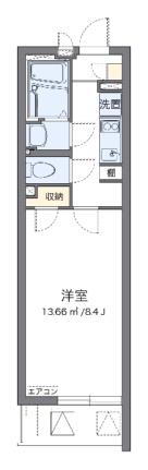 クレイノ楓 2階 1K 賃貸物件詳細