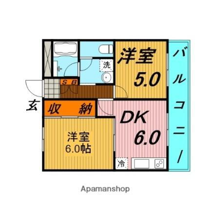 第２グリーンハイツ 1階 1LDK 賃貸物件詳細