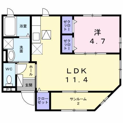 エル・セルリア 1階 1LDK 賃貸物件詳細