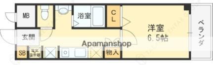 ａｎｇｅ夙川 3階 1K 賃貸物件詳細