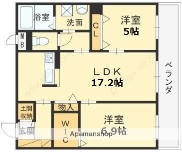 シャーメゾン大森町 1階 2LDK 賃貸物件詳細