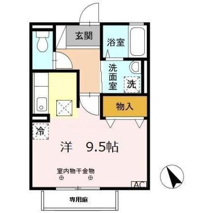 アミティエ下野田 1階 ワンルーム 賃貸物件詳細