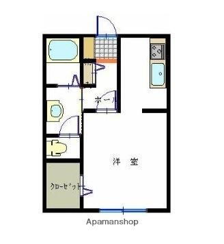 神和町壱番館 2階 1K 賃貸物件詳細