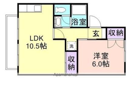 和歌山県和歌山市野崎 和歌山市駅 1LDK アパート 賃貸物件詳細