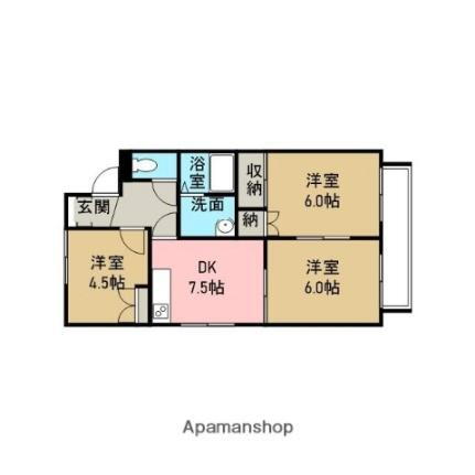 島根県松江市菅田町 3DK アパート 賃貸物件詳細