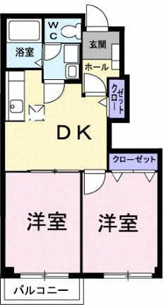 島根県松江市大庭町 乃木駅 2DK アパート 賃貸物件詳細