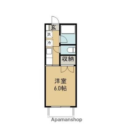 コーポＫ・Ｋ 2階 1K 賃貸物件詳細