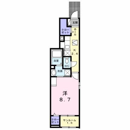 島根県松江市浜乃木1丁目 乃木駅 1K アパート 賃貸物件詳細
