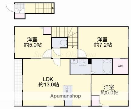 アーバンヒルズＢ 2階 3LDK 賃貸物件詳細