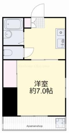 岡山県岡山市北区津高 1K マンション 賃貸物件詳細