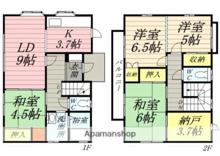 岡山県岡山市東区城東台西2丁目 上道駅 3SLDK 一戸建て 賃貸物件詳細