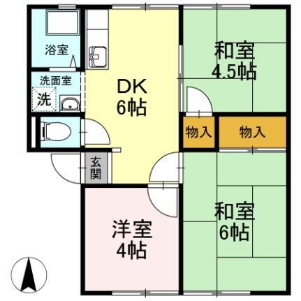 岡山県岡山市南区西市 備前西市駅 3DK アパート 賃貸物件詳細
