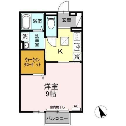 岡山県岡山市南区福田 1K アパート 賃貸物件詳細