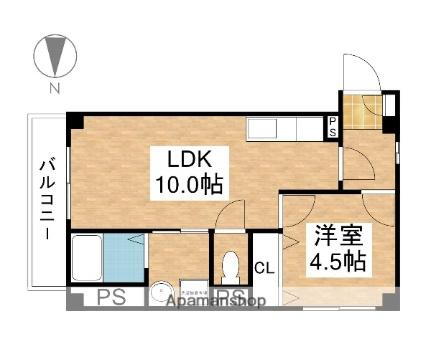 岡山県岡山市中区原尾島1丁目 西川原駅 1LDK マンション 賃貸物件詳細
