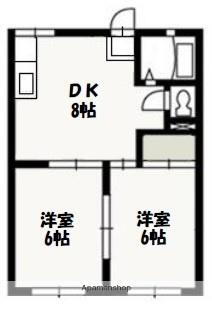 メゾン・ド・Ｙｕｋｉ 1階 2DK 賃貸物件詳細