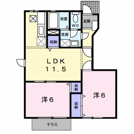 岡山県岡山市中区原尾島 高島駅 2LDK アパート 賃貸物件詳細