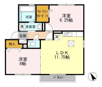 岡山県岡山市南区当新田 備前西市駅 2LDK アパート 賃貸物件詳細