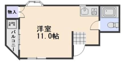岡山県岡山市北区三野3丁目 法界院駅 ワンルーム アパート 賃貸物件詳細