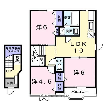 岡山県岡山市中区原尾島2丁目 西川原駅 3LDK アパート 賃貸物件詳細