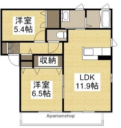 岡山県倉敷市東富井 西富井駅 2LDK アパート 賃貸物件詳細