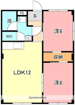岡山県岡山市北区中仙道1丁目 北長瀬駅 2LDK マンション 賃貸物件詳細
