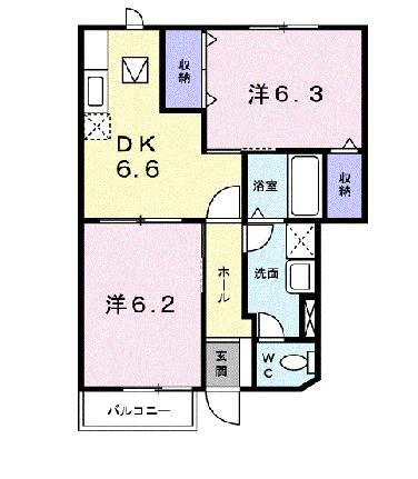 岡山県倉敷市西阿知町 西阿知駅 2DK アパート 賃貸物件詳細